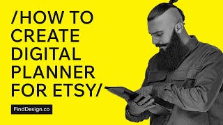 How To Make a Digital Planner To Sell on Etsy 2024 [upl. by Genet]