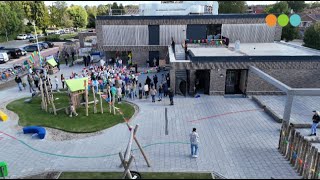 Feestelijke opening Nieuw gebouw van de Regenboog in Oldebroek [upl. by Afirahs]