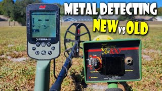 NEW vs OLD Metal Detector Battle  METAL DETECTING [upl. by Amati849]