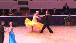 Travis amp Jaime Tuft  BYU Dancesport Nationals Ameican Smooth  Foxtrot [upl. by Egdirdle]