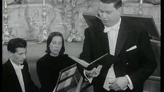 Dietrich FischerDieskau sings Bach Grosser Herr und starker König Weihnachtsoratorium [upl. by Nimajneb]