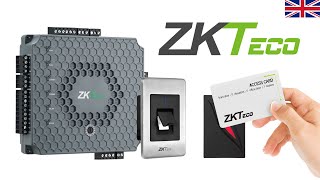 ZKTeco Atlas Access Control  Unboxing and Configuration of Access through Card and Fingerprint [upl. by Whalen]