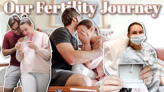 Our Full Fertility Journey  3 Years of Infertility to Pregnancy  Natural TTC IUIs amp IVF [upl. by Sillyhp204]