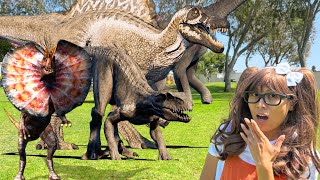 SMALLEST to LARGEST DINOSAUR Comparison for Kids  Soso brings her Dinosaur Toys to Life [upl. by Aniehs]