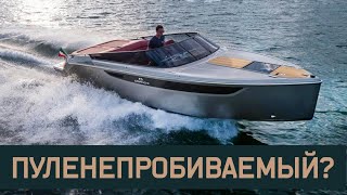 Катер из КЕВЛАРА Пуленепробиваемый  Cranchi Boat E26 Classic Обзор лодки [upl. by Annawoj]