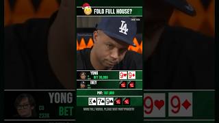 Folding Full House  Short Deck poker [upl. by Hedve]