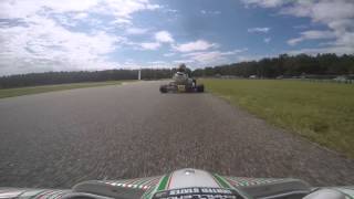 Riding Shotgun Sting Ray Robb 2015 Cold Stone US Rotax Grand Nationals [upl. by Darcie483]