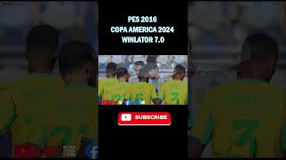 shortvideo PES 2016 COPA AMERICA 2024 WINLATOR 70 androidgaming [upl. by Onitselec]