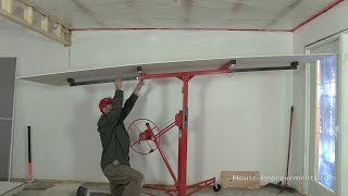 How To Use a Drywall Lift [upl. by Kidd]