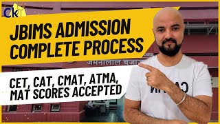 Complete JBIMS Admission Process CET CAT CMAT ATMA MAT Scores accepted [upl. by Enelec]