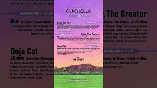 Coachella 2024 Lineup [upl. by Kellie]