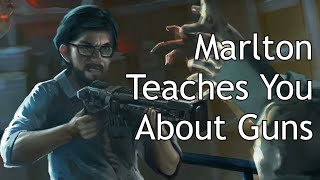 Black Ops Zombies  Marlton Teaches You About Guns [upl. by Annayar152]