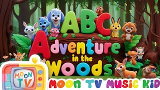 ABC Song in the Woods  Learn the Alphabet with MoonTV  Song for kids [upl. by Eupheemia457]