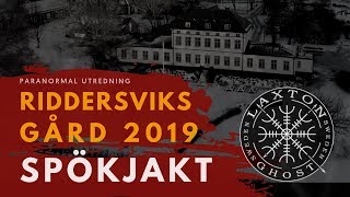 SPÖKJAKT – RIDDERSVIKS GÅRD STOCKHOLM [upl. by Tatiana]