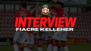 INTERVIEW  Fiacre Kelleher On His First Wrexham Goal [upl. by Pedrick]