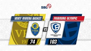 Vevey Riviera Basket vs Fribourg Olympic  Game Highlights [upl. by Neural859]