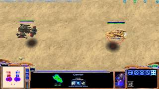 Starcraft 2 Battlecruiser VS Carrier  full upgrades [upl. by Tiernan]