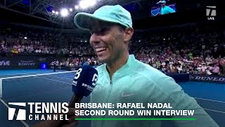 Rafael Nadal Breaks Down His Bathroom Time Violation Brisbane 2R [upl. by Gweneth315]