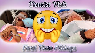 My Daughters First Cavity Filling at the Dentist [upl. by Barayon]