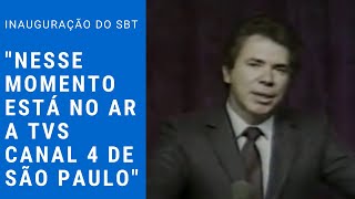 Silvio Santos na inauguração do SBT  1981 [upl. by Cristiano]