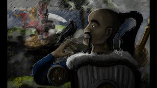 KayraHan amp Erlik  Speed painting turkic mythology [upl. by Aitnwahs]