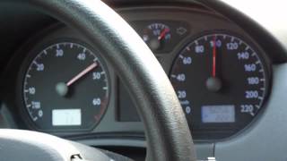 Polo 9N Fast Vollgas mit 75 PS Autobahn 40150 Treibstoff E20 [upl. by Godliman410]