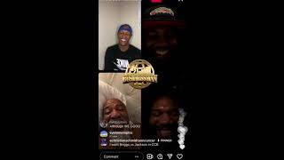 Shannon Briggs amp Rampage Jackson Go At It Again On Instagram Live With David Flats amp Zab Judah [upl. by Philemon701]