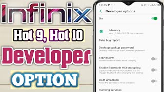 How to Infinix hot 9 hot 10 enable developer option  infinix hot 9 hot 10 developer option [upl. by Tshombe]