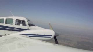 Flight Training  Feathering Propeller amp Restart [upl. by Hay]