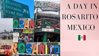 A DAY TRIP TO ROSARITO MEXICO 🇲🇽  TOURIST ZONE  PLAYAS DE ROSARITO  FATHER’S DAY WEEKEND [upl. by Assirroc732]