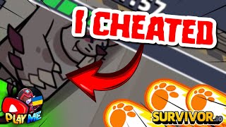 I GLITCHED BOSSES to pass some floors in Survivorio Extreme Challenge – Am I a Cheater now [upl. by Vinay]