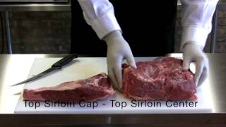 Cutting the Top Sirloin Cap  Beef Alternative Merchandising [upl. by Nos797]