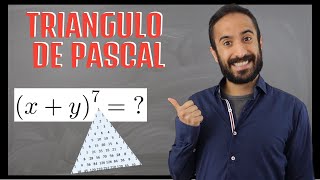 El Triangulo de PASCAL  Su uso en BINOMIOS  CURSO de ECUACIONES Clase 7 [upl. by Hctud869]