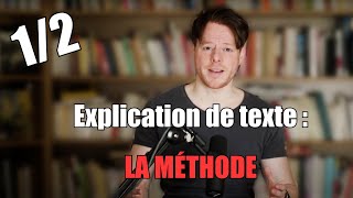 Explication de texte  La méthode [upl. by Mccourt]