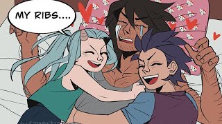 A Sweet Hug  My Hero Academia Comic Dub [upl. by Cattima697]