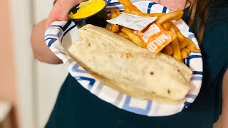 Taco Bell mukbang nacho fries are back [upl. by Maren933]