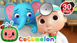 Poor Emmy Is Sick  CoComelon  Animal Time  Kids Cartoons amp Nursery Rhymes  Moonbug Kids [upl. by Deckert]