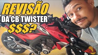 PRIMEIRA REVISÃO DA CB TWISTER 250 QUANTO CUSTOU [upl. by Aronos]