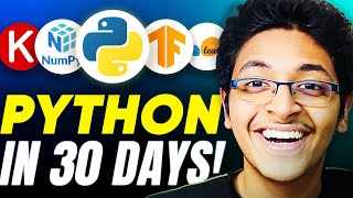 HOW I Learned Python in 30 Days BEST Python Course [upl. by Chessy]