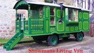 Showmans Living Van  Caravan or posh Shepherds Hut FOR SALE [upl. by Eciruam]