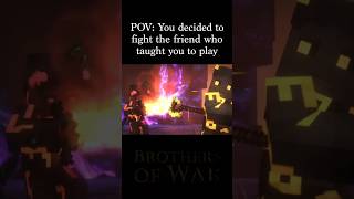 POV You decided to fight the friend who taught you to play songsofwar shortsminecraft viral pov [upl. by Islek572]