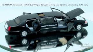 7001DLV Kinsmart 1999 Las Vegas Lincoln Town Car Stretch Limousine 138 scale Diecast Wholesale [upl. by Adur]