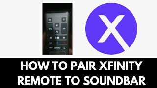 How To Pair Xfinity Remote To Soundbar [upl. by Ayekram]