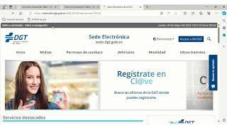 Tutorial de subsanación de solicitudes en Sede Electrónica DGT [upl. by Roxine]