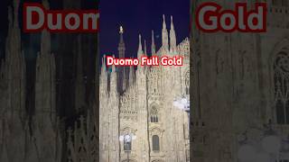 Duomo Di Milano Night View🇮🇹 duomo duomodimilano youtubeshorts milan shorts [upl. by Dorraj]