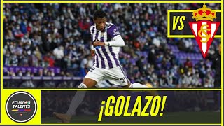 ¡Goool Gonzalo Plata Vs sᴘᴏʀᴛɪɴɢ ɢɪᴊᴏ́ɴ  PRIMER GOL [upl. by Burgwell445]