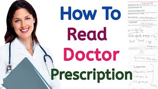 How To Read Doctors Prescription  Medical Abbreviation  Medical Terms  mujahidmedicalknowledge [upl. by Lira]