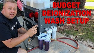 BUDGET DEIONIZATION FOR MY WASH SETUP  SPOTLESS RINSE [upl. by Assirk]