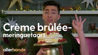 Crème brûlée meringuetaart  Hugo Kennis  Allerhande Kerst Kookschool [upl. by Shippee525]