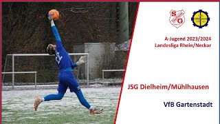 JSG DielheimMühlhausen  VfB Gartenstadt 51 30 2 Dezember 2023 AJugend Landesliga [upl. by Dnamron17]